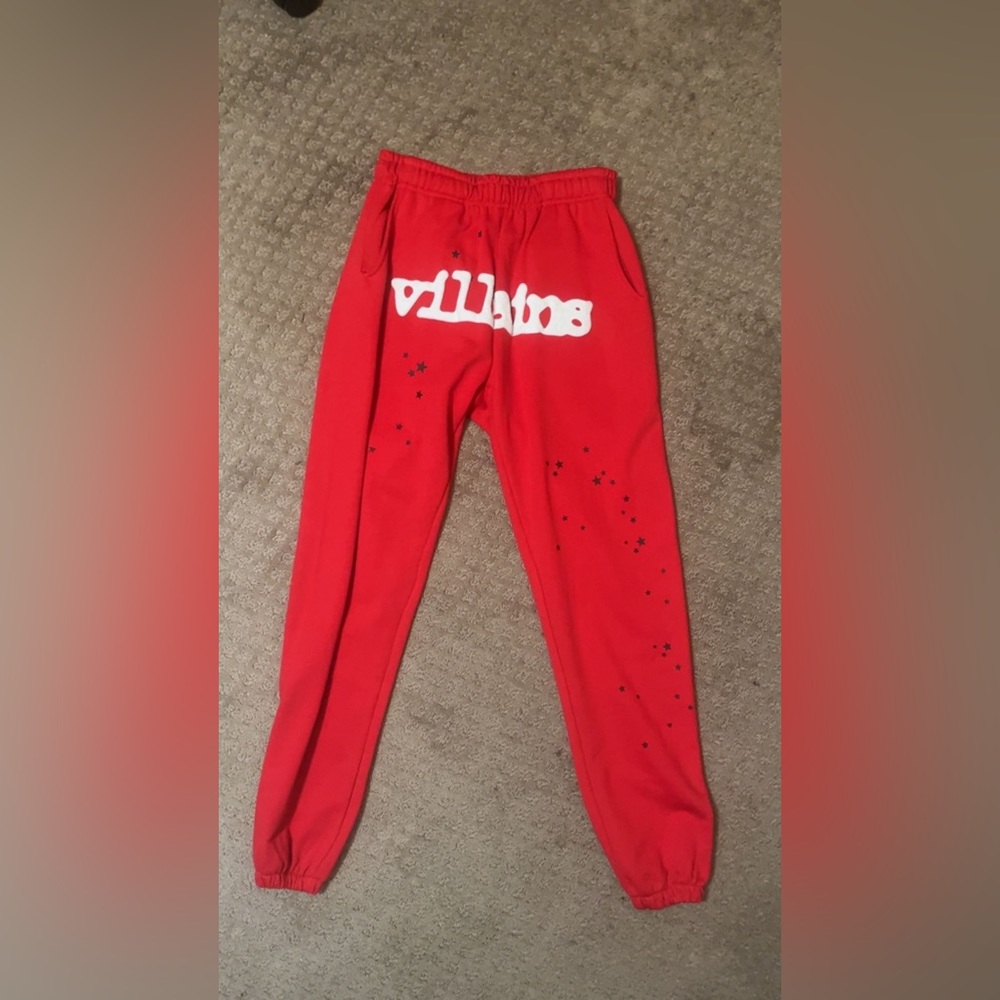 Sp5der metro boomin sweatpants size small